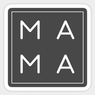 Ma Ma Shirt, Ma Ma, Happy Mother's Day, Mothers Day, New Mom, New Mom Shirt. Sticker